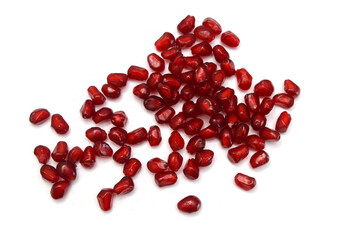 Pomegranate isolated on the white background 