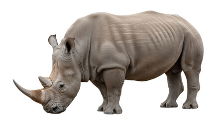 Obraz premium Isolated Rhinoceros