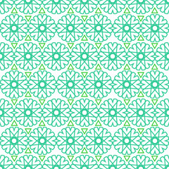 Obraz premium vector seamless pattern with flowers