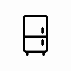 freezer icon vector sign