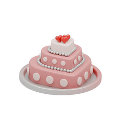 3d wedding cake 