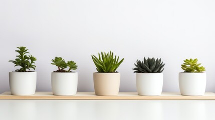 Fototapeta premium succulent desk plant