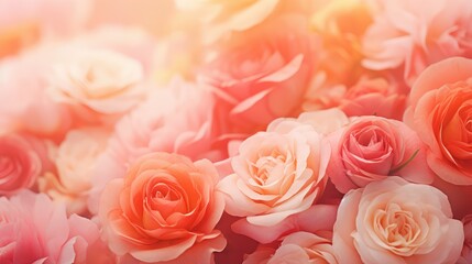 fantasy pink and orange background