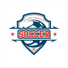 football logo, badge design template design