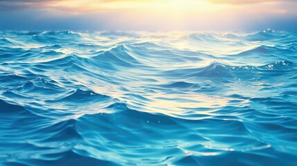 Obraz premium serene blurred blue