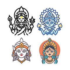 Beautiful Hindu Goddess Durga Mata