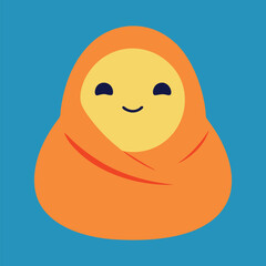 Cozy Emoticon Under Warm Blanket