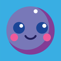 Emoticon Surrounded by Soap Bubbles