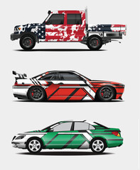 Three Unique Car Wrap Designs for Trucks and Cars
