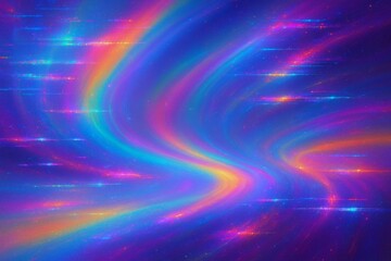 Holographic Cosmic Light Wave Abstract Background.
