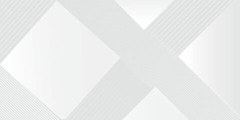 Modern Semple background design with diagonal line pattern in grey colour. Vector white horizontal template for business banner nice art