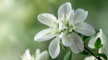 Obraz premium little white jasmine flower 