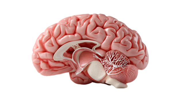 Mind's Architecture: An artistic rendition of the human brain, showcasing its intricate structure and complexity.