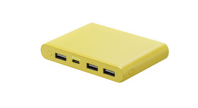 3D Power Bank with USB-C Ports
