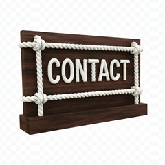 wooden box with a sign