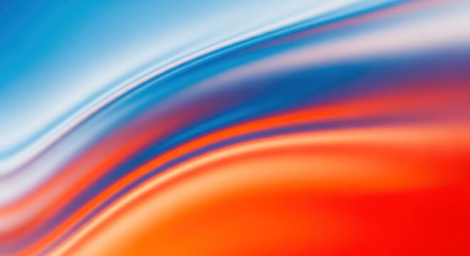 Abstract background featuring a blend of blue white and red colors in a wavy pattern design style