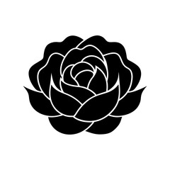 Peony Icon Vector with Flat and Clean Isolated Look