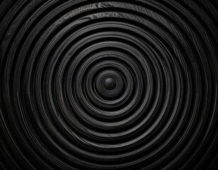 Obraz premium Concentric Circles Pattern On Dark Background