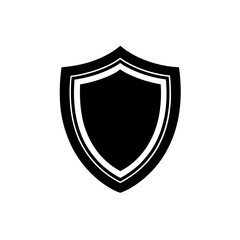 Shield Icon Vector with Flat and Clean Isolated Design
