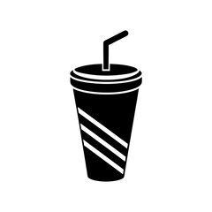 Slushie Cup Icon Vector in Flat and Clean Isolated Style