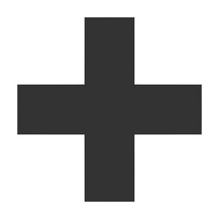 Obraz premium black plus icon