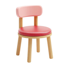 Pink and red children's chair