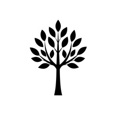 Tree Sapling Icon Vector in Flat and Clean Isolated Design