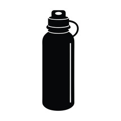 water bottle silhouette