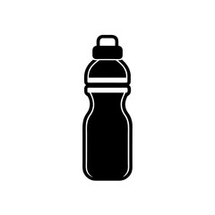 Water Bottle Icon Vector with Flat and Clean Isolated Look