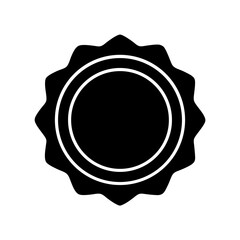 Vegan Label Icon Vector with Flat and Clean Isolated Look