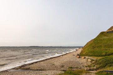 Nykobing Mors, Denmark J The rocky shoreline of the Limfjord. © Alexander