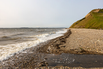 Nykobing Mors, Denmark J The rocky shoreline of the Limfjord. © Alexander