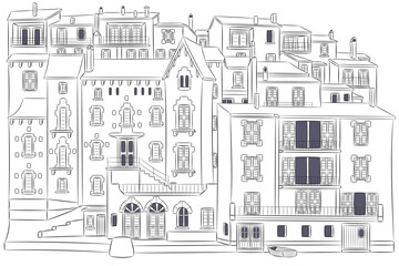 Historic Waterfront Buildings in Cadaques, Spain