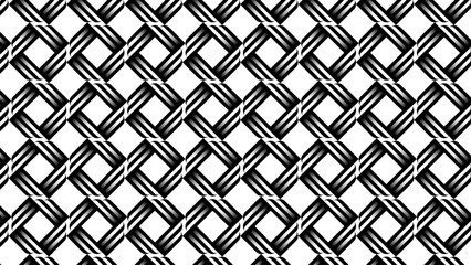 Geometric Illusion Weave Pattern without connecting or Gradient Diagonal Striped Weave Pattern with white background
