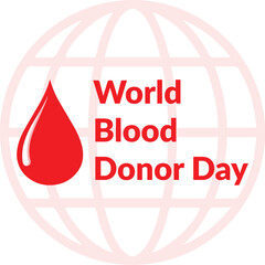 World Blood Donor Day ,Global Hands Supporting Life.