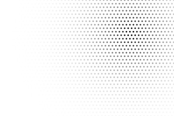 Abstract background consisting of small dots and circles. Disappear effect.