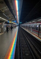 Transportation Station Multiple Parallel Dimensions Reality Travel Hub