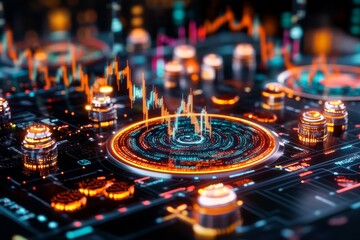 Holograms and high stakes, the future of global finance. Generative AI