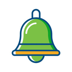 bell vector icon vector art illustration