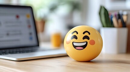 Email message with animated emoji reactions built-in