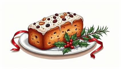 chocolate cake with strawberry