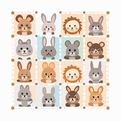 Obraz premium Animal Faces