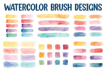 watercolor brush illustrator vector
