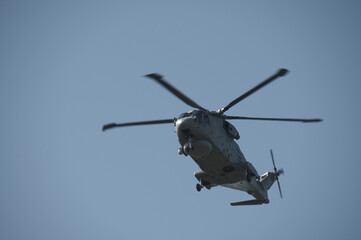 helicopter in flight