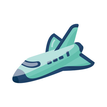Space Shuttle Vector Illustration Space Exploration and Travel