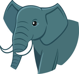 Obraz premium elephant cartoon illustration