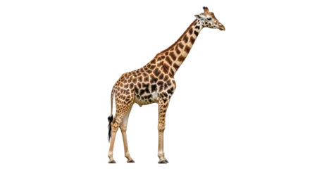 Selbstklebende Fototapeten Giraffe Isolated Giraffe  © Laura