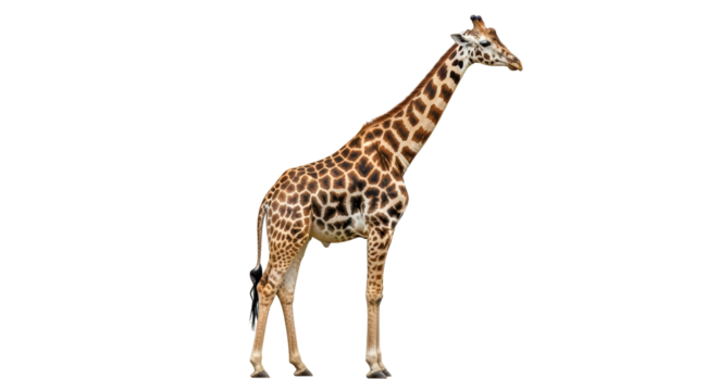 Isolated Giraffe