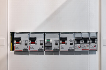 Electric circuit breakers for the protection of electrical loads.