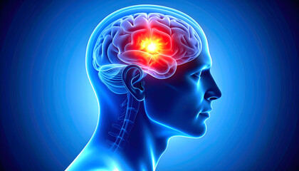 Fototapeta premium Headache & Migraine Concept 